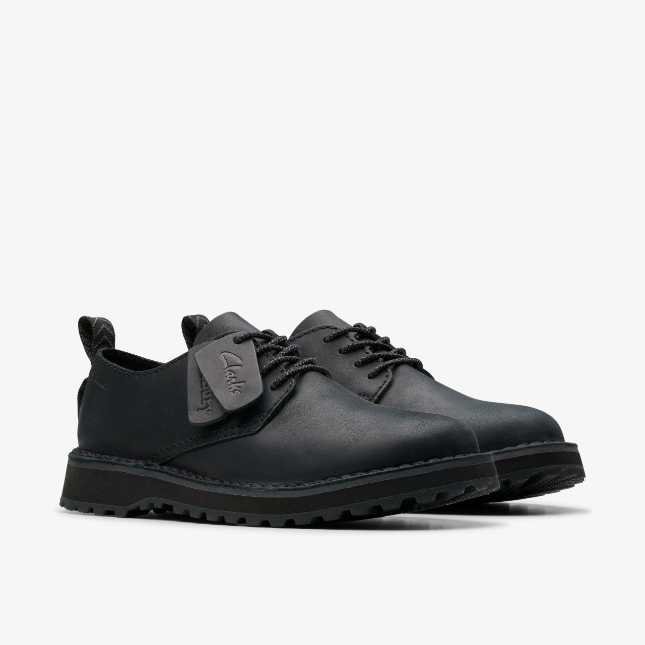 Solsbury Lace Black Leather