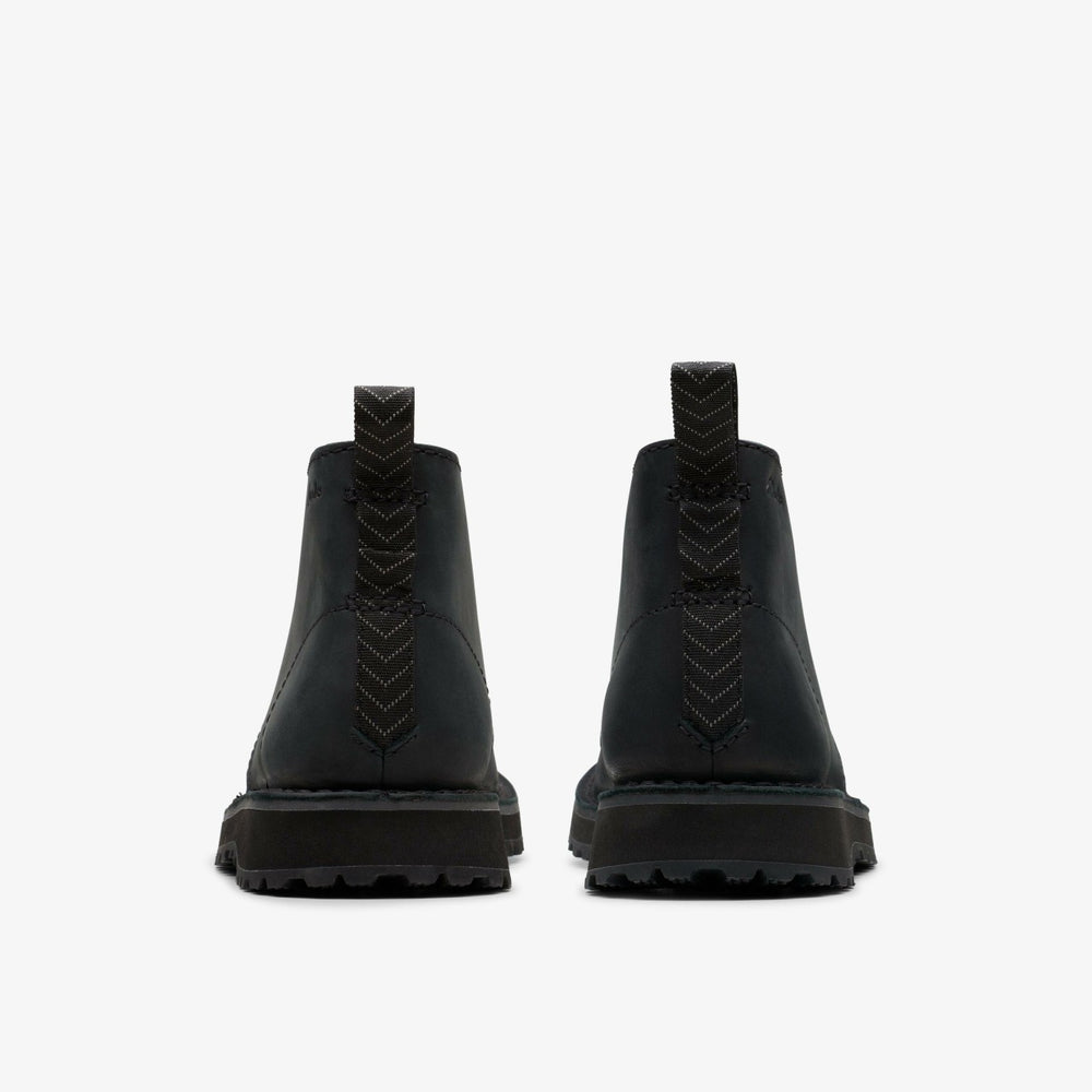 Solsbury Desert Boot Black Leather