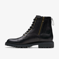 Clarkridge Hi Black Leather