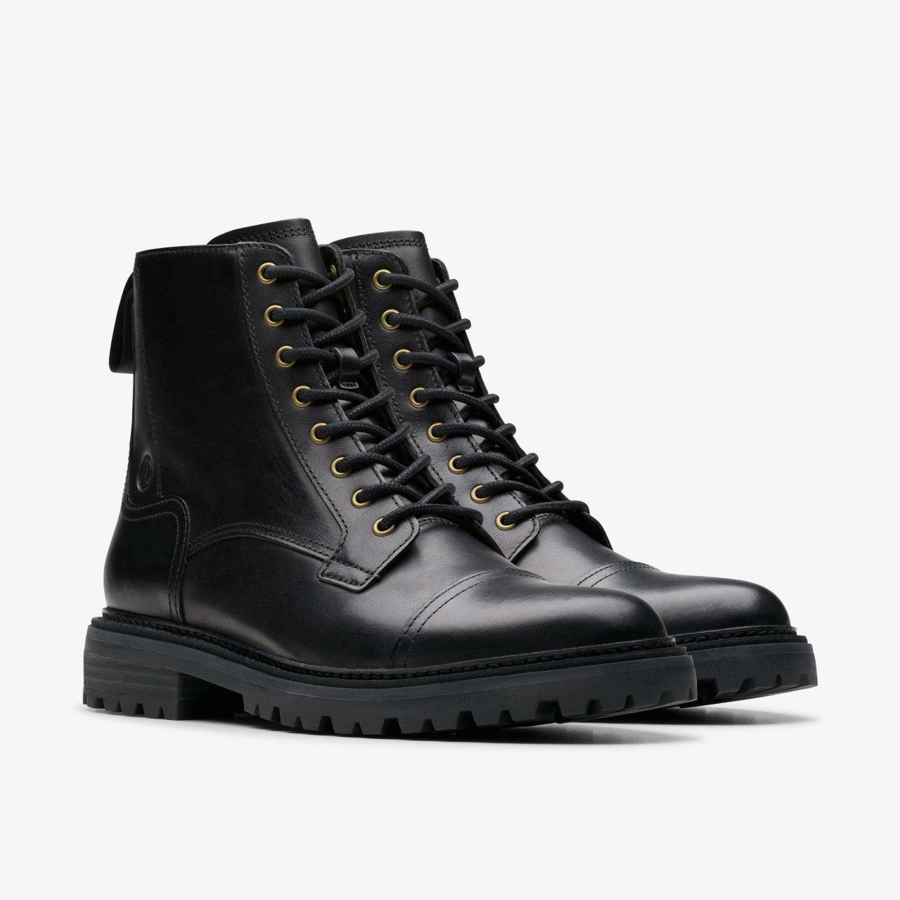 Clarkridge Hi Black Leather