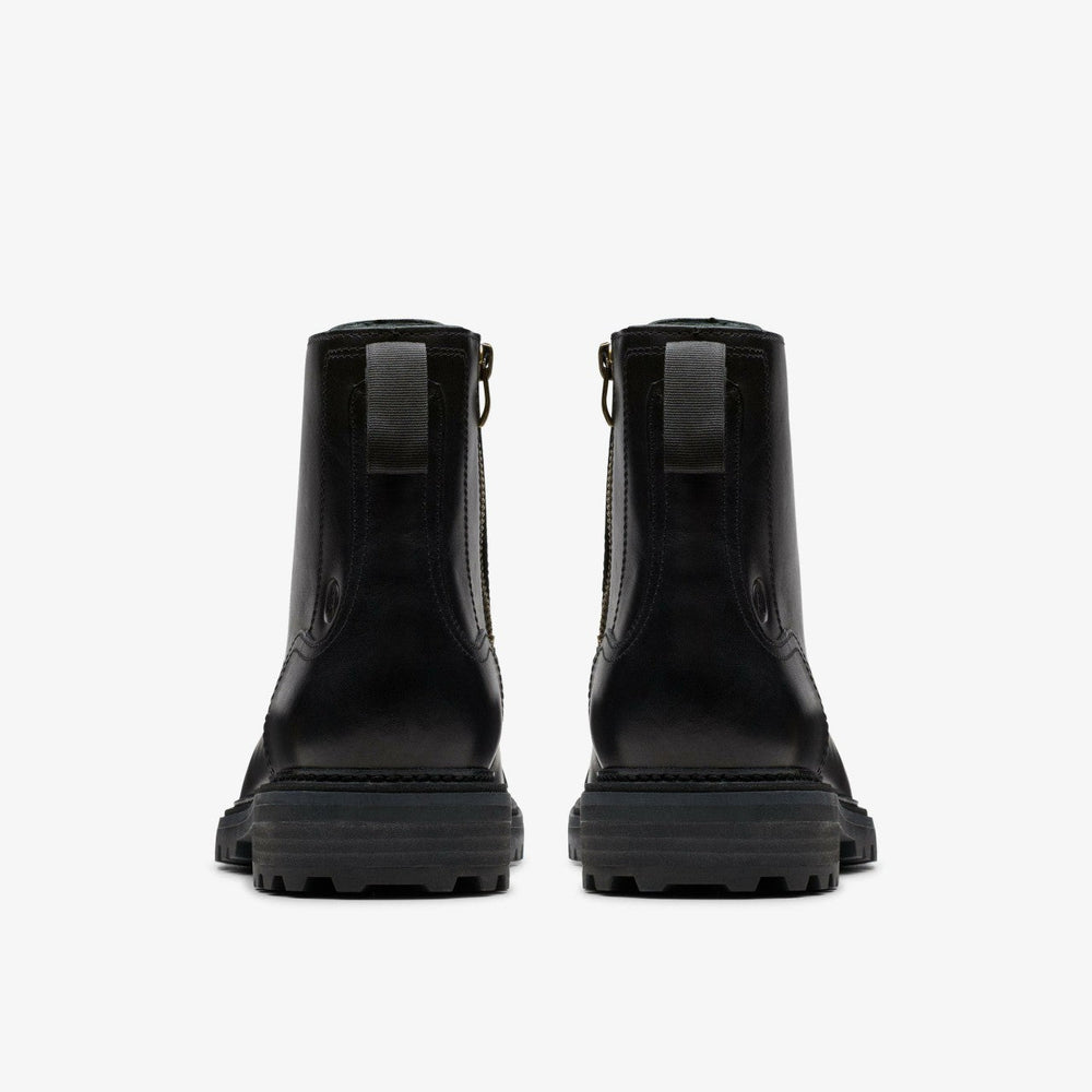 Clarkridge Hi Black Leather
