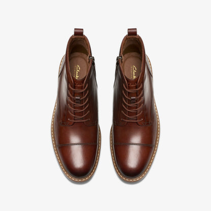 Aldwin Cap Mid Tan Leather