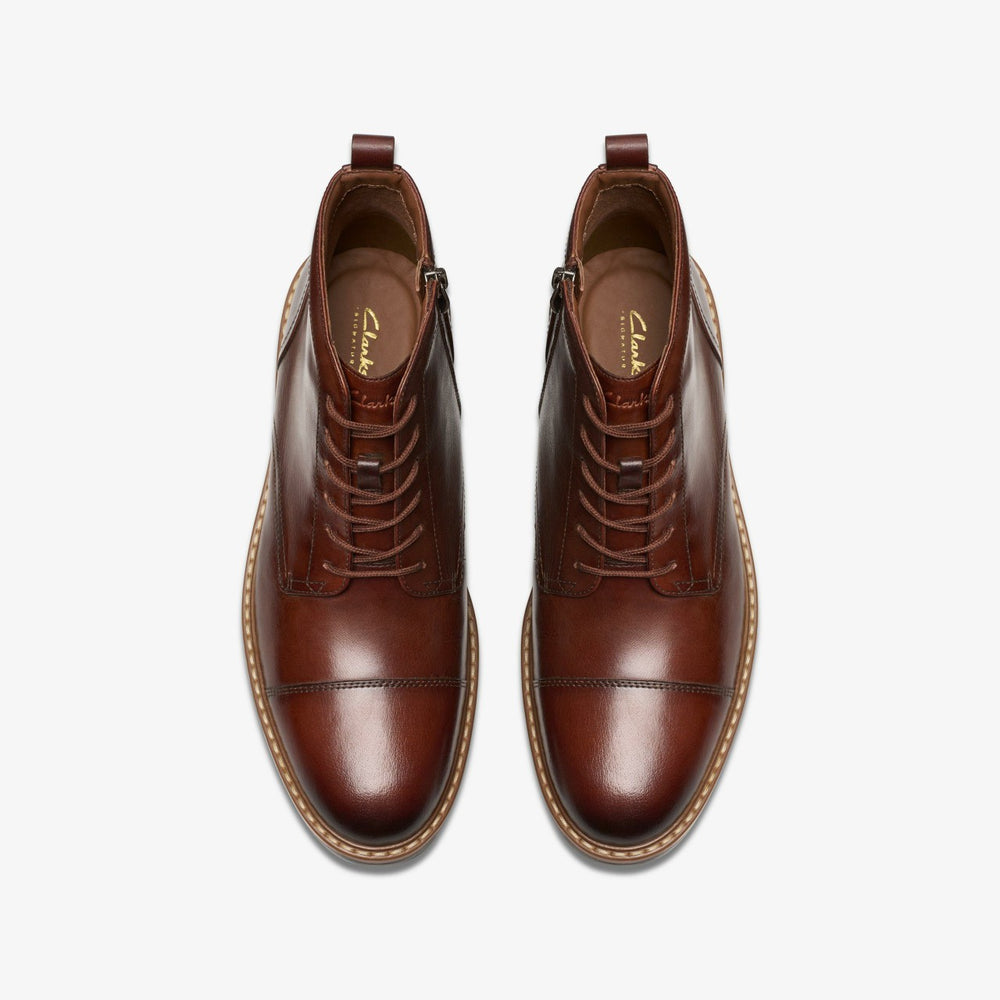 Aldwin Cap Mid Tan Leather