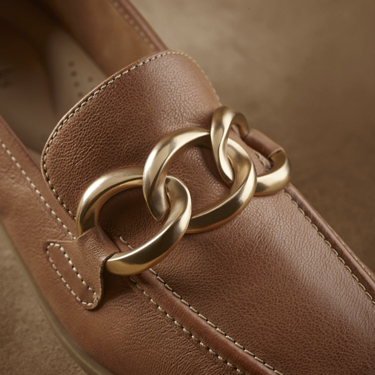 Sarafyna Iris Loafer Tan Leather