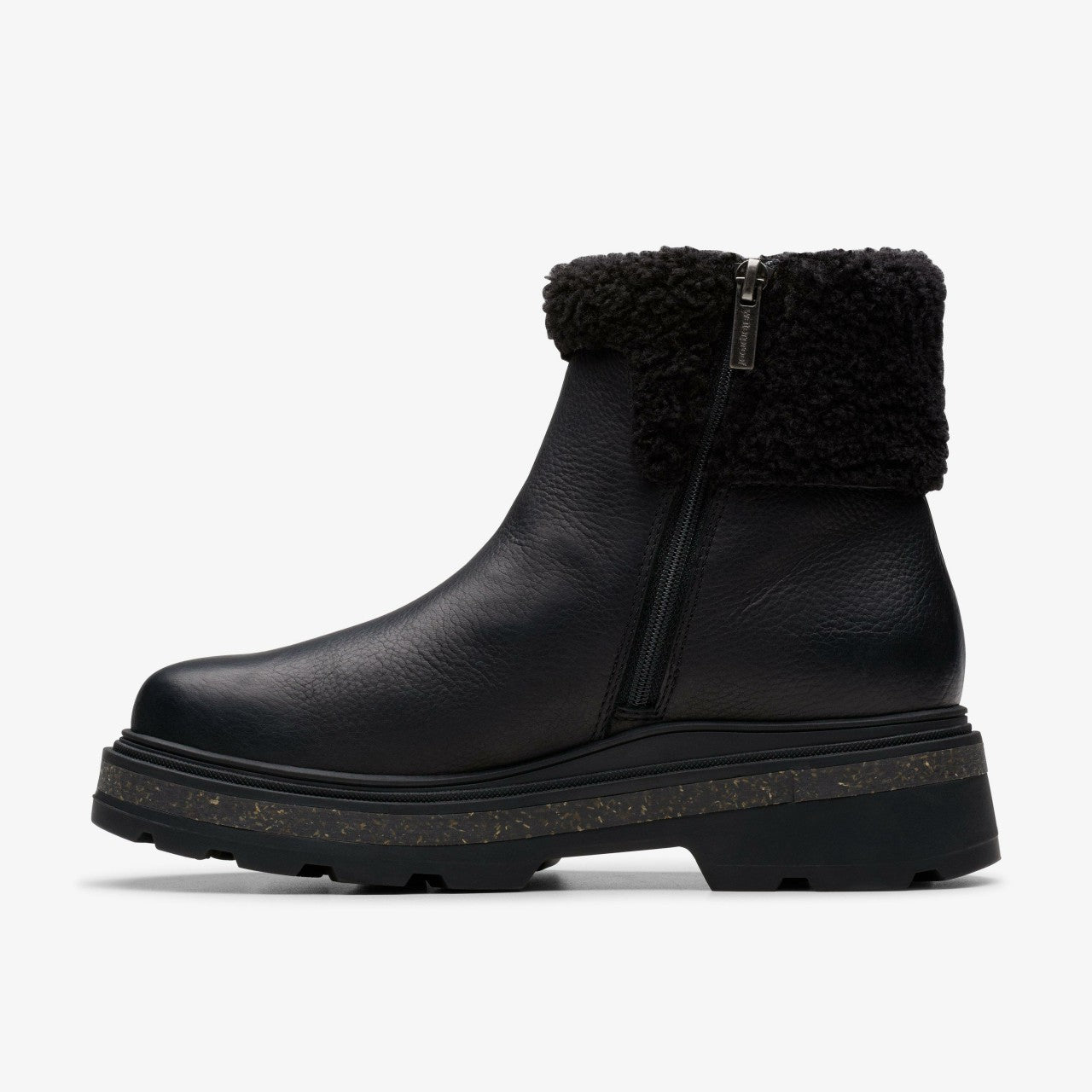 Hencroft Madi Waterproof Black Warmlined Leather