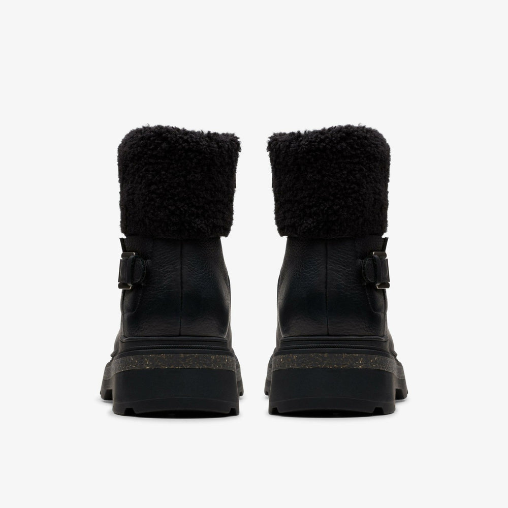 Hencroft Madi Waterproof Black Warmlined Leather