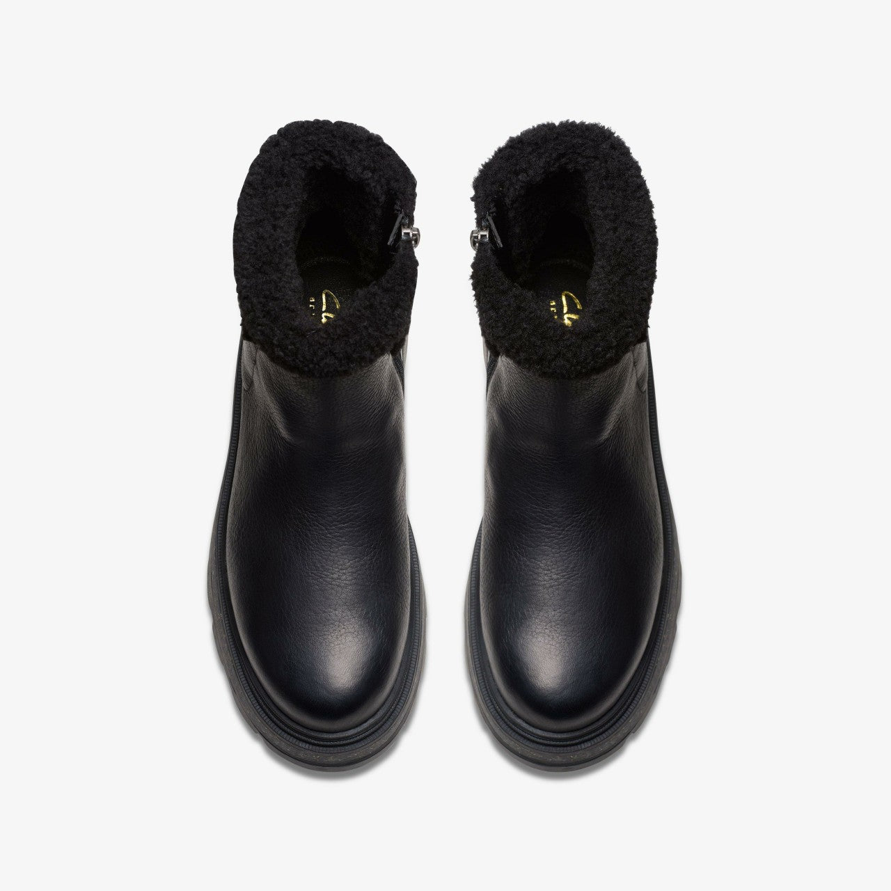 Hencroft Madi Waterproof Black Warmlined Leather