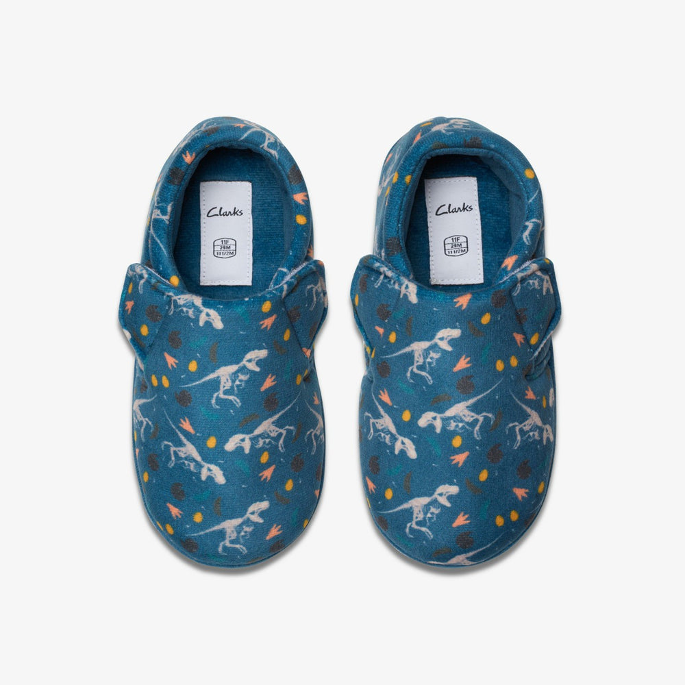 Fluffy Snug Kid Blue Print