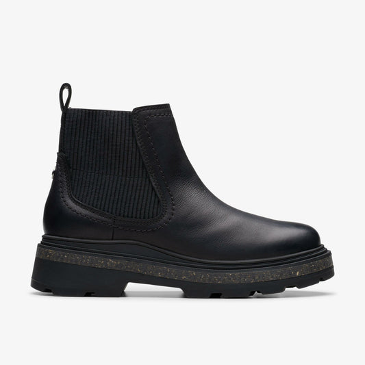 Hencroft Step Waterproof Black Leather
