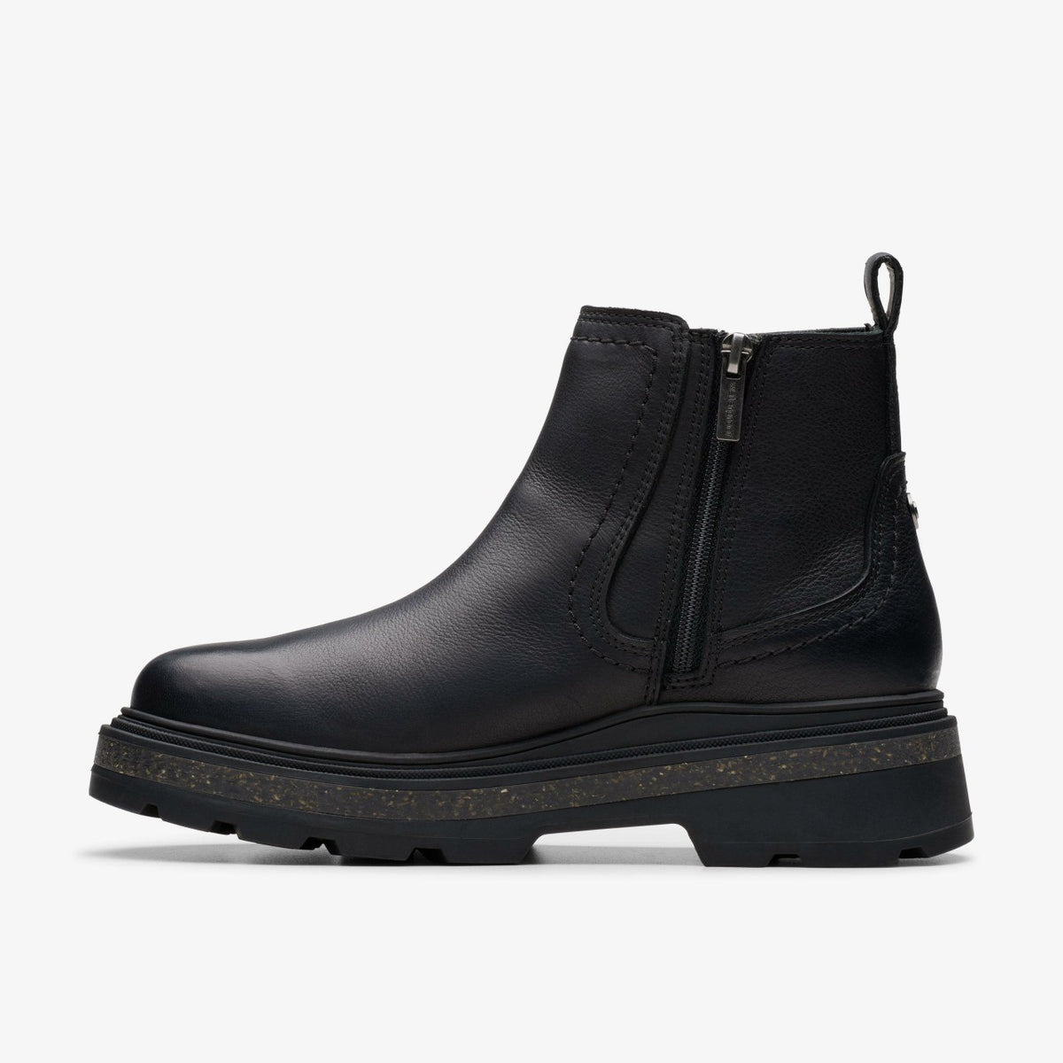 Hencroft Step Waterproof Black Leather