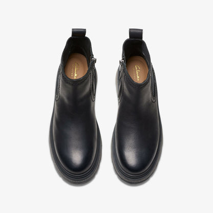 Hencroft Step Waterproof Black Leather