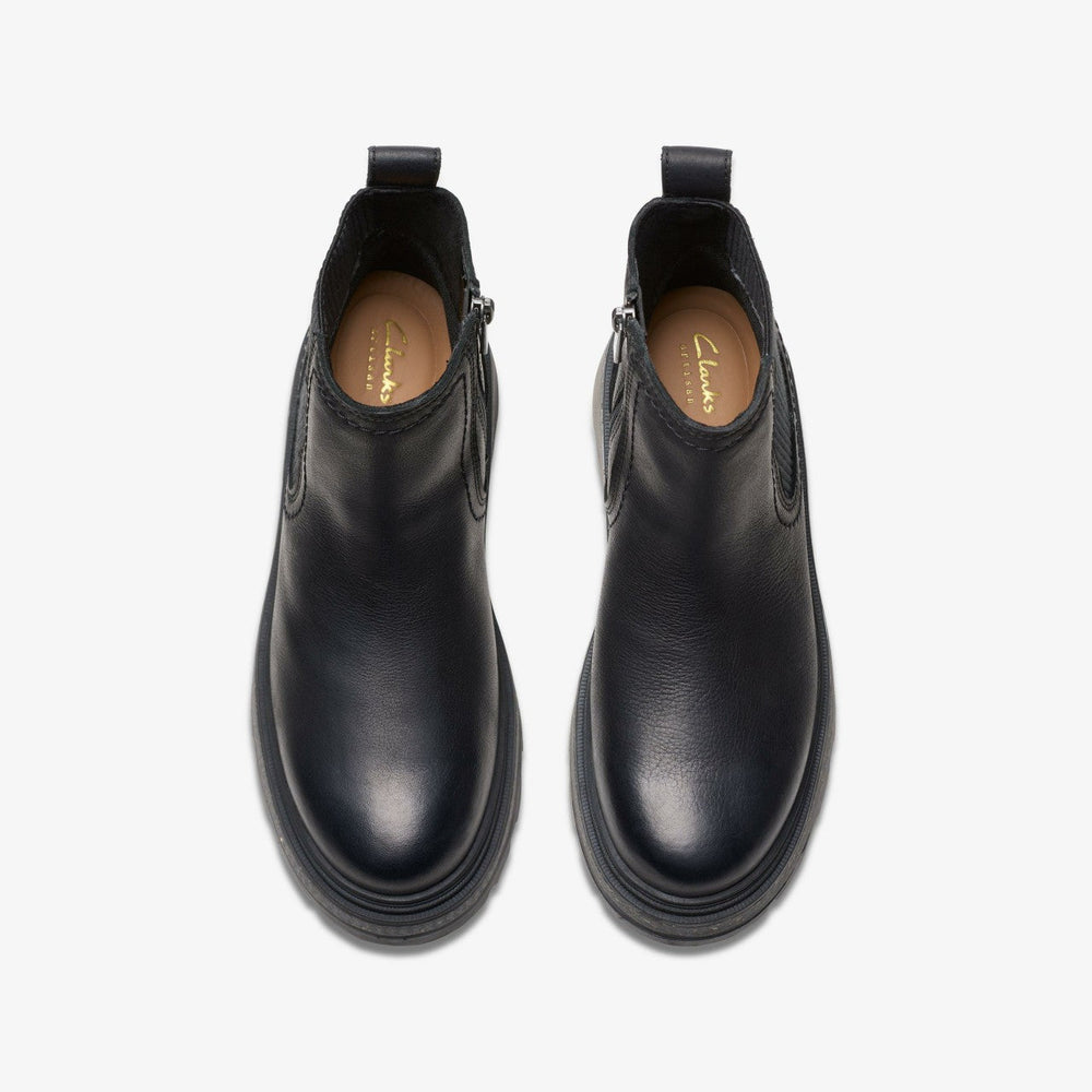 Hencroft Step Waterproof Black Leather