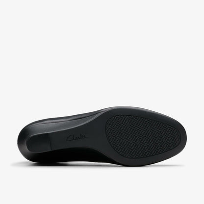 Olivette Pearl Black Leather