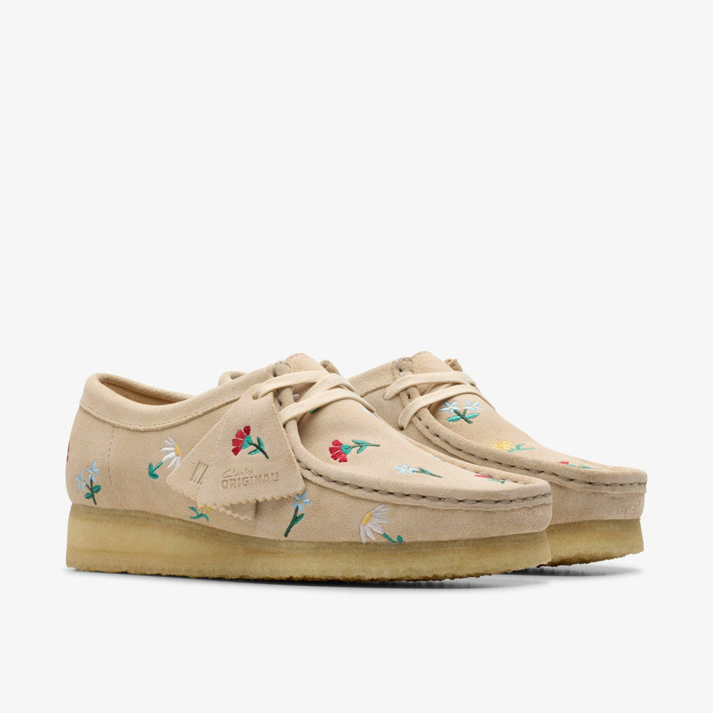 Wallabee Taupe Embroidery