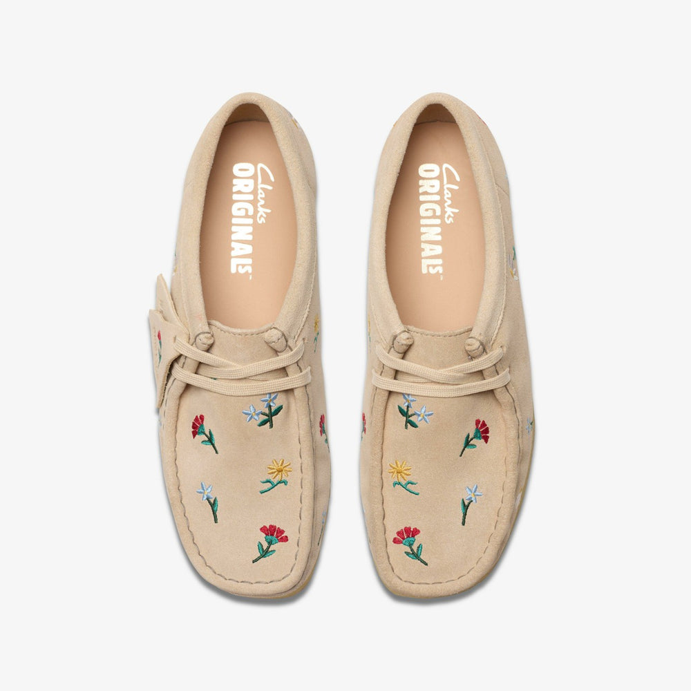 Wallabee Taupe Embroidery