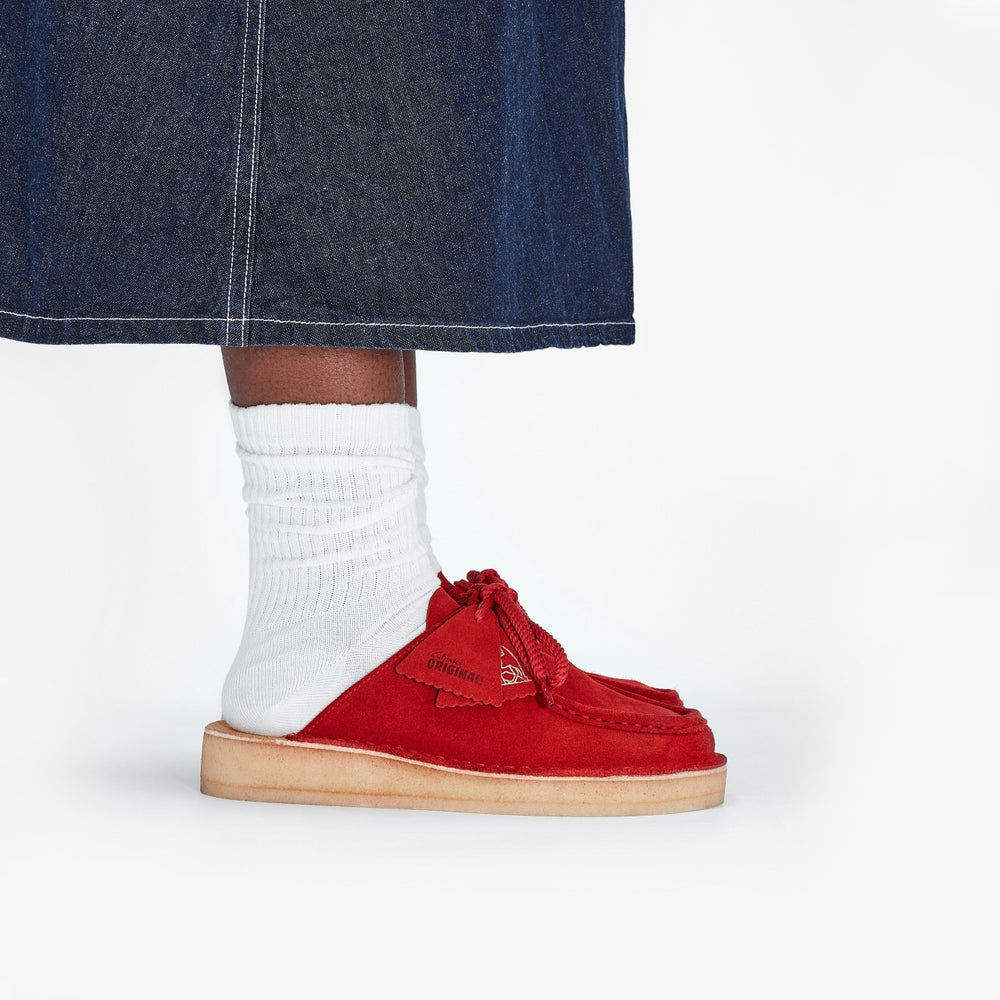 Desert Nomad Mule Red Suede