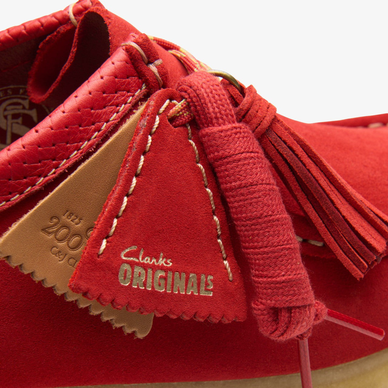 Wallabee Red Suede