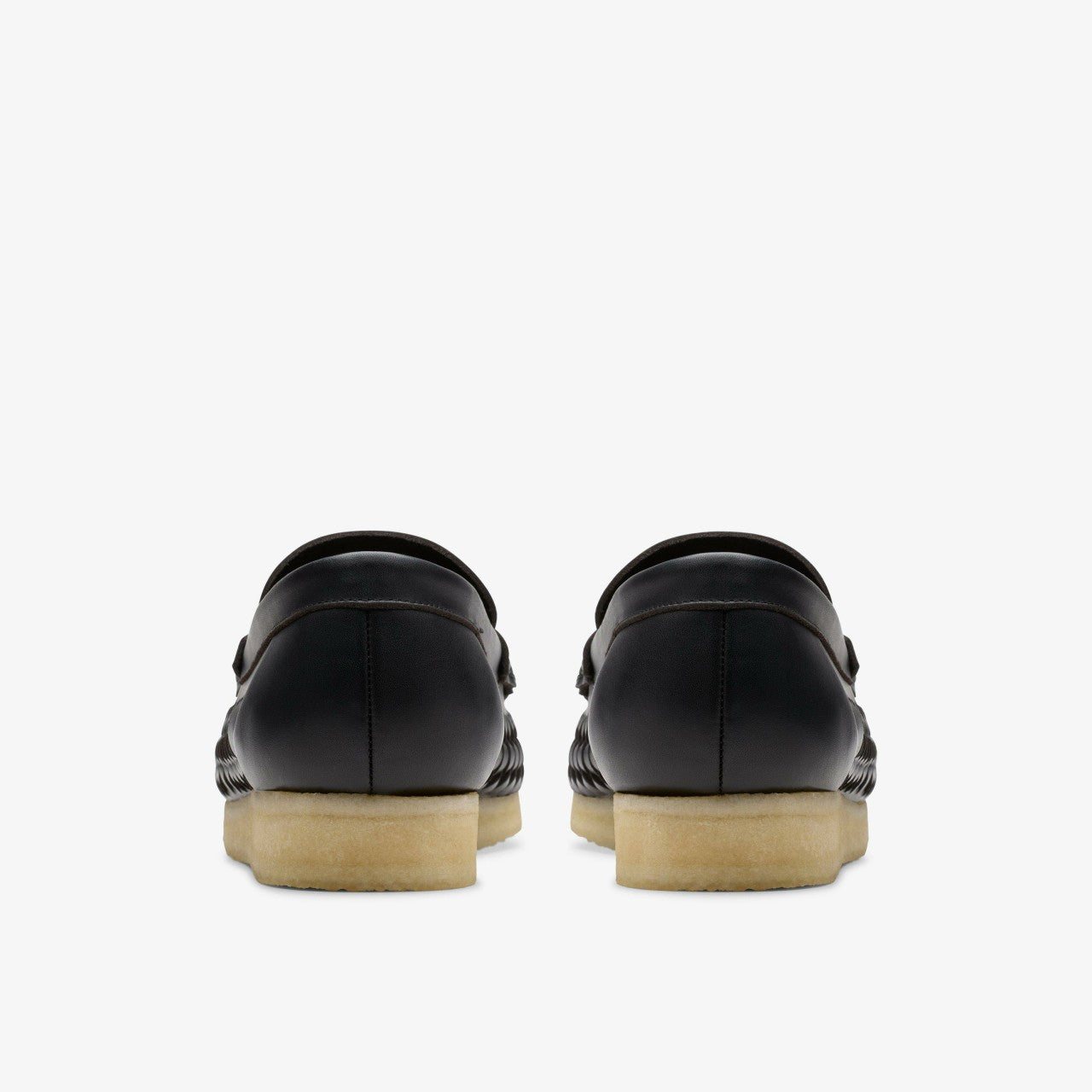 Wallabee Penny Weave Black Leather