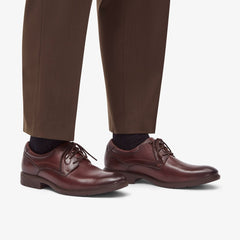 Eldredge Plain Dark Brown Leather