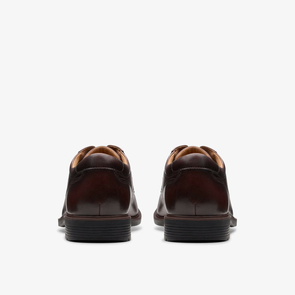 Eldredge Plain Dark Brown Leather