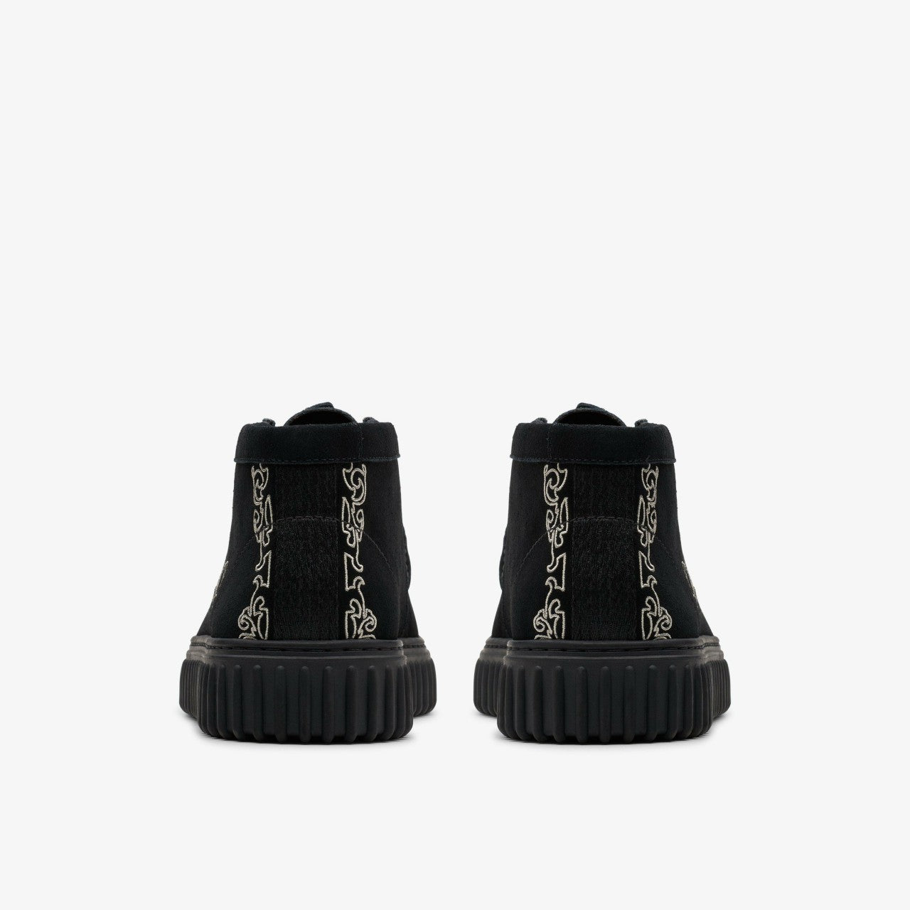 Torhill Woven Black Suede