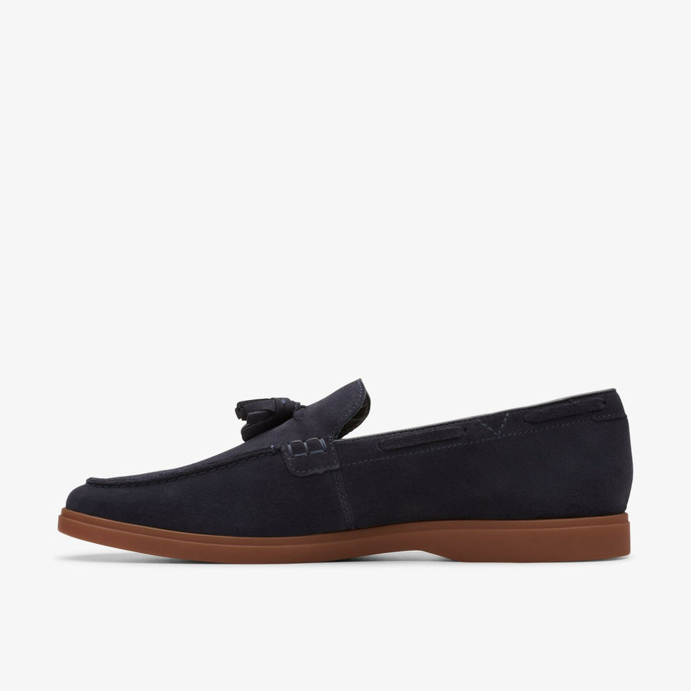 Torford Tassel Navy Suede