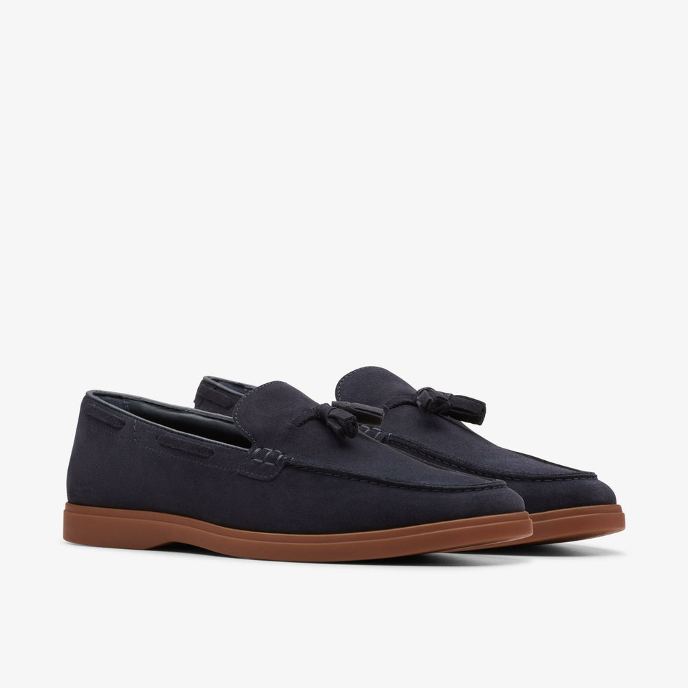 Torford Tassel Navy Suede