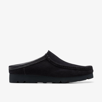 Wallabee Slip Black Suede