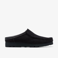 Wallabee Slip Black Suede