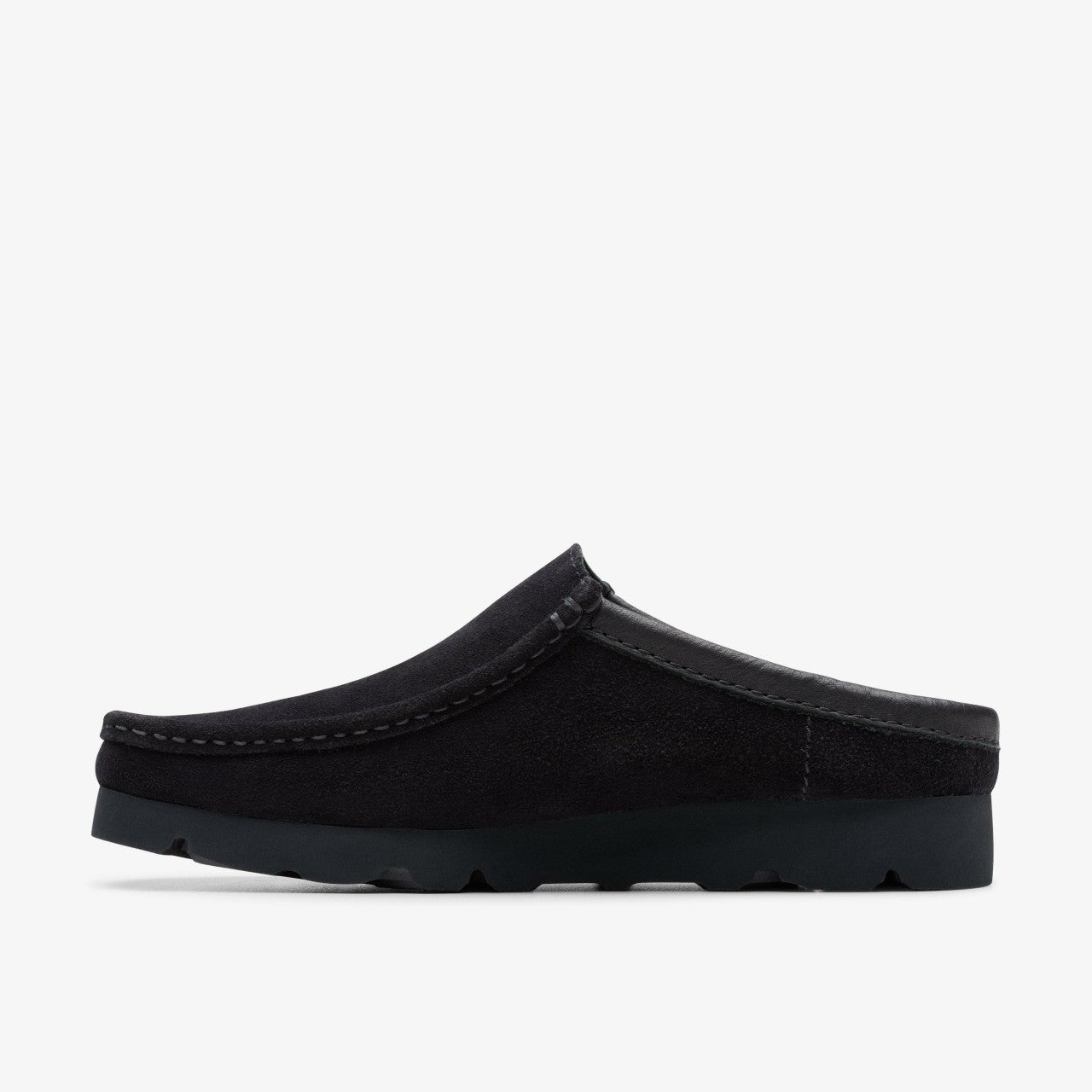 Wallabee Slip Black Suede