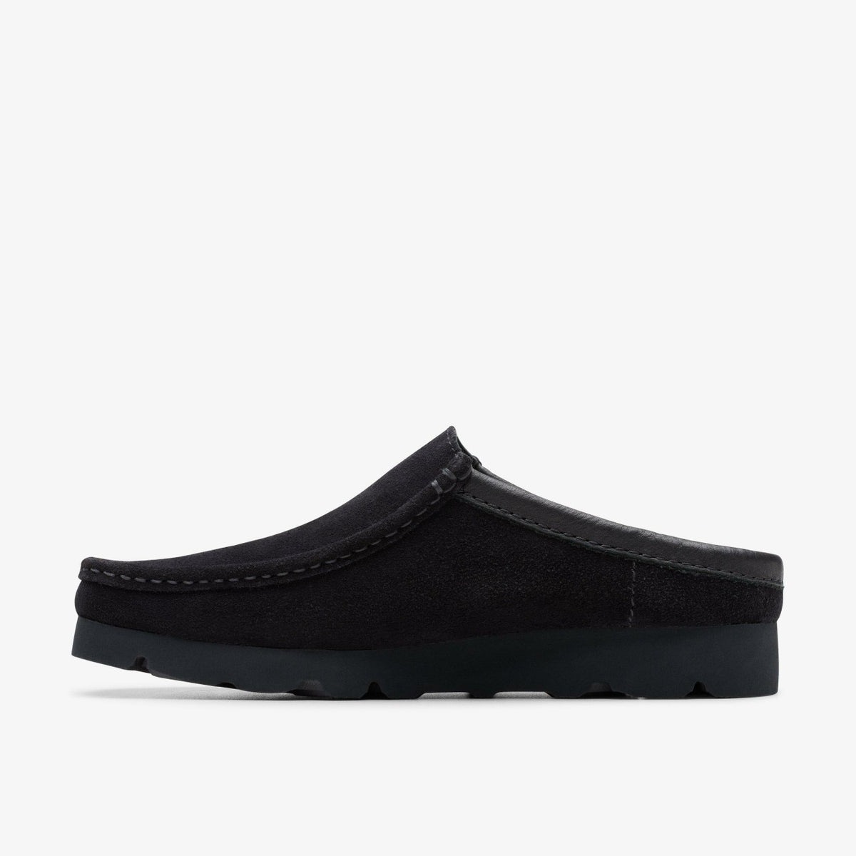 Wallabee Slip Black Suede