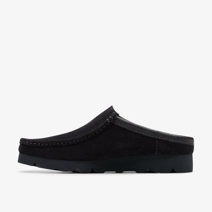 Wallabee Slip Black Suede