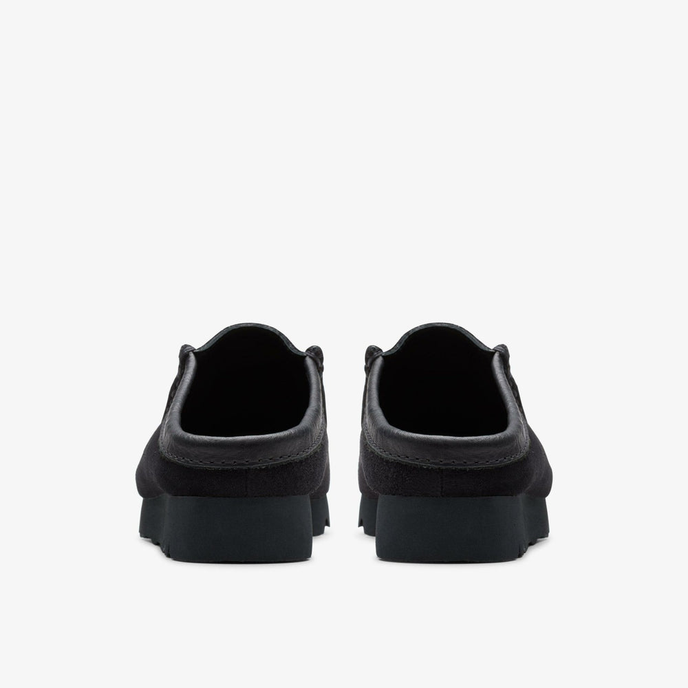 Wallabee Slip Black Suede