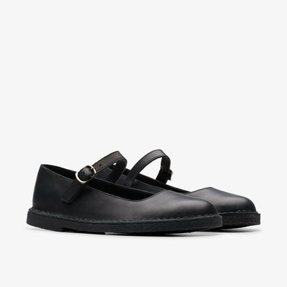 Desert Jane Black Leather