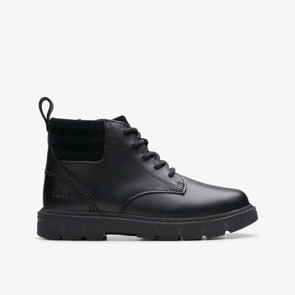 Lorcam Trail Kid Black Leather