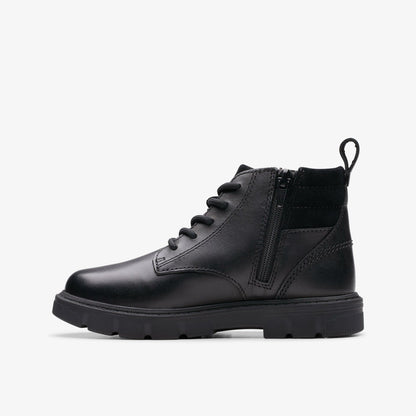 Lorcam Trail Kid Black Leather