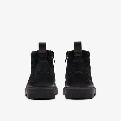Lorcam Trail Kid Black Leather