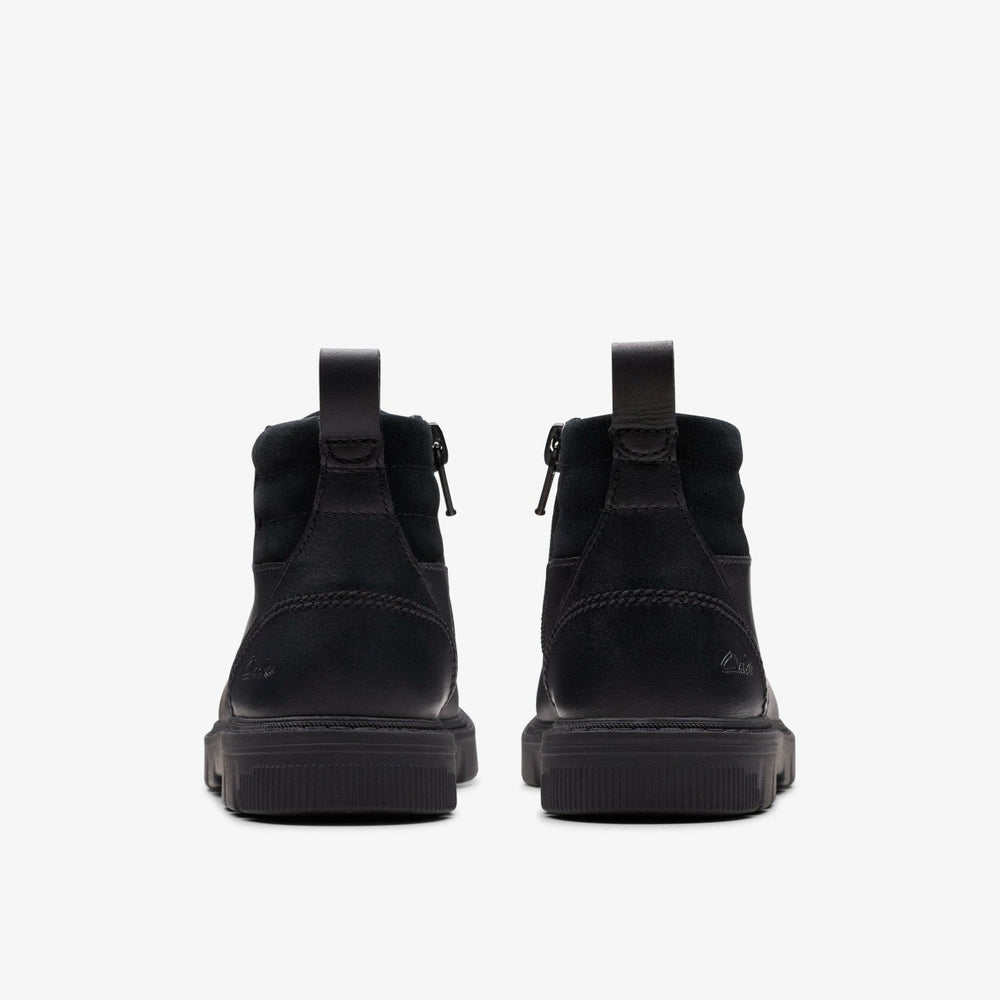 Lorcam Trail Kid Black Leather