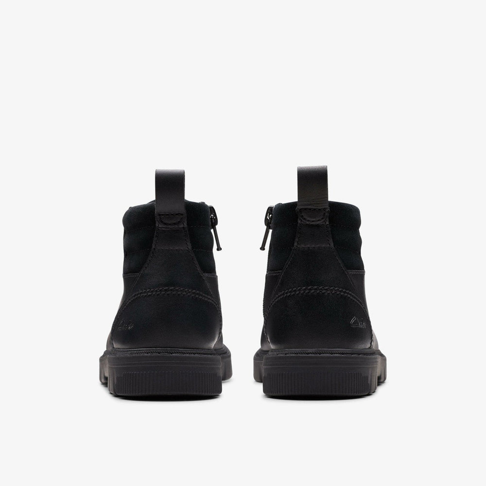 Lorcam Trail Kid Black Leather