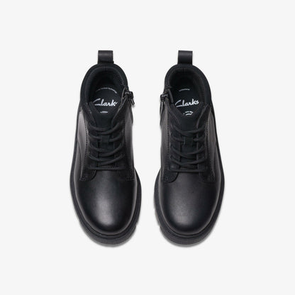 Lorcam Trail Kid Black Leather