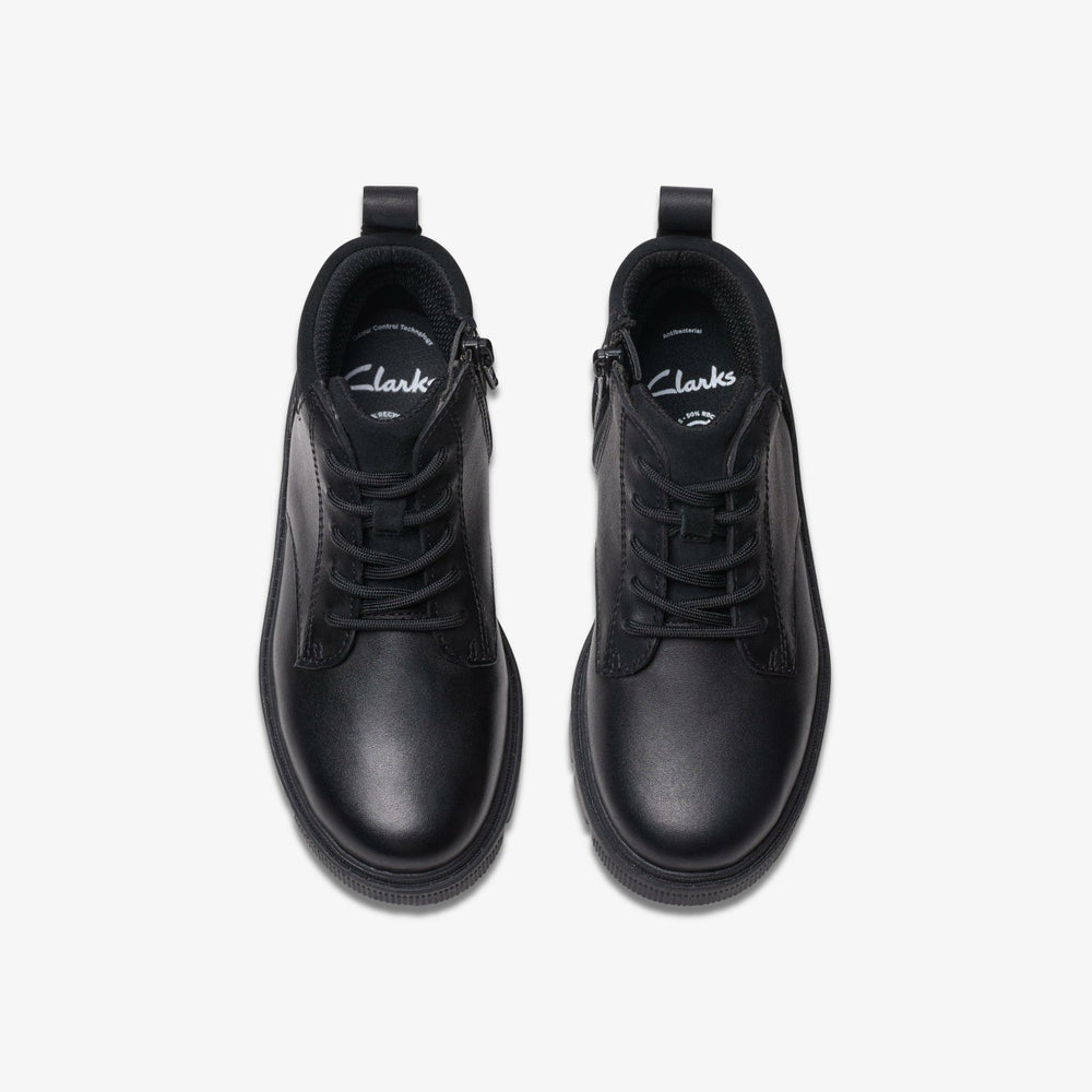 Lorcam Trail Kid Black Leather