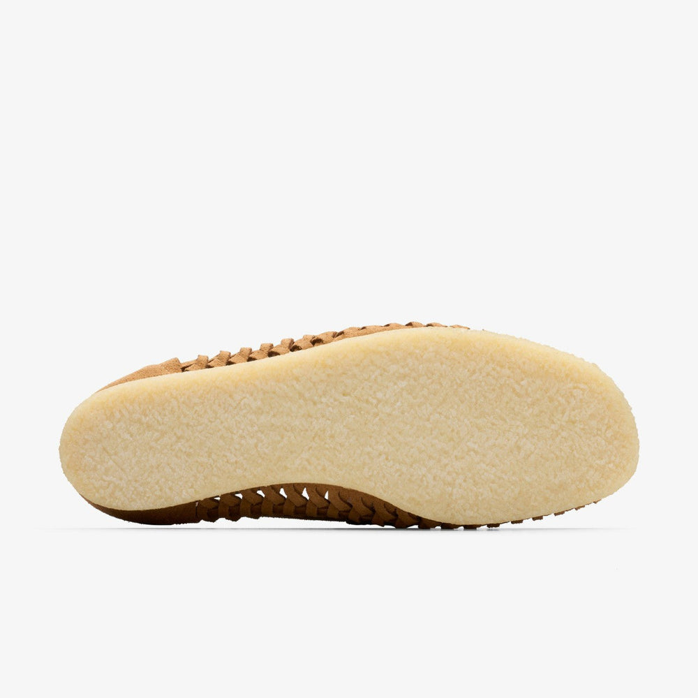 Wallabee Loafer Weave Tan Suede