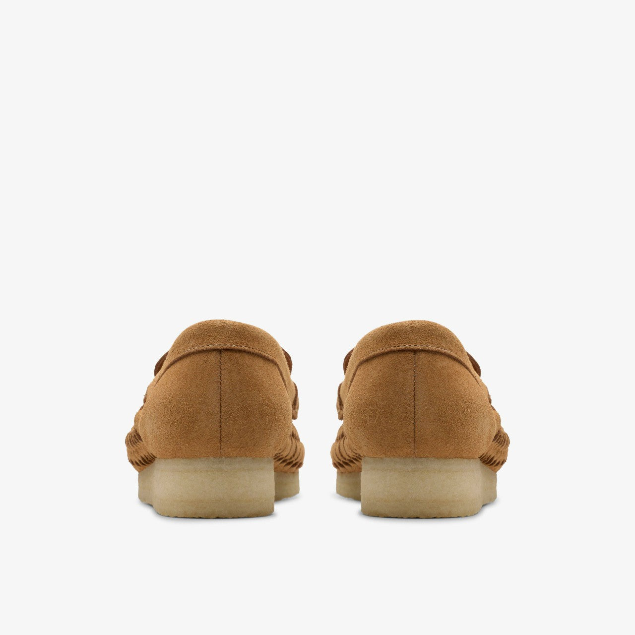 Wallabee Loafer Weave Tan Suede