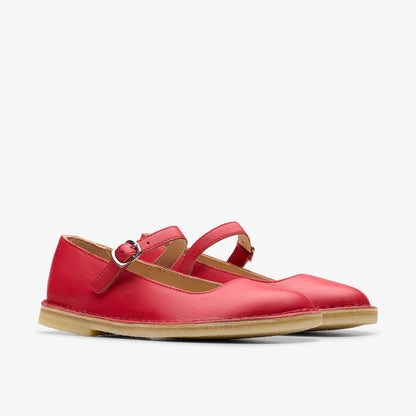 Desert Jane Red Leather