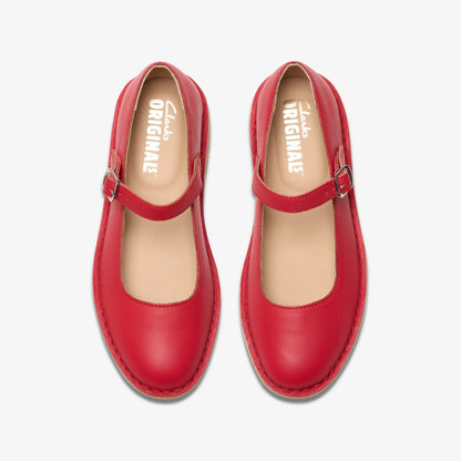 Desert Jane Red Leather