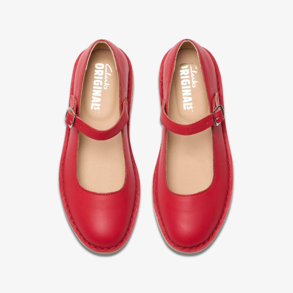 Desert Jane Red Leather