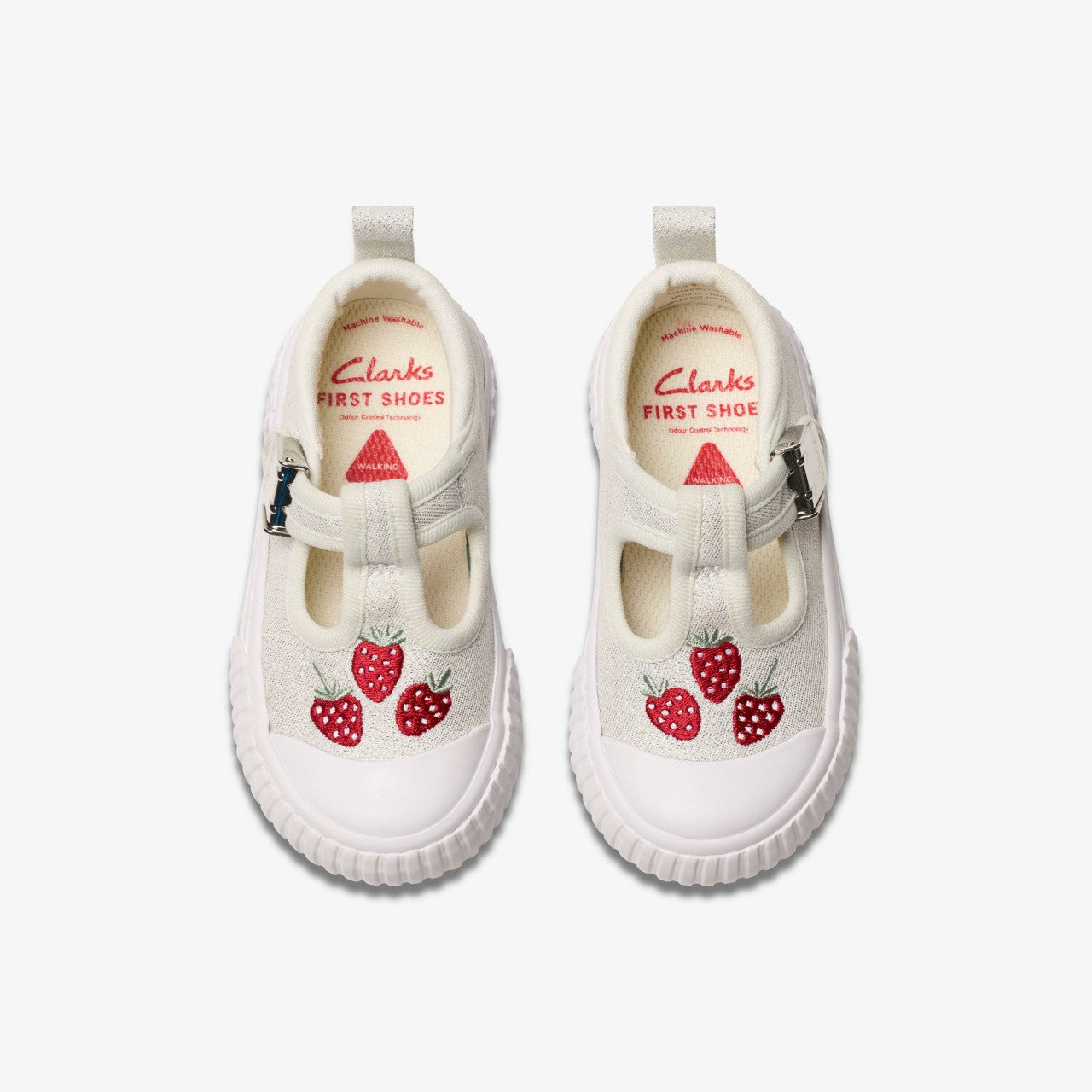 Foxing Berry Toddler Silver Fabric