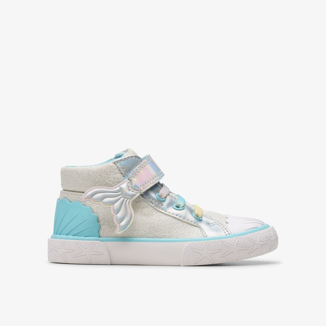 Foxing Wish Hi Toddler Silver Fabric