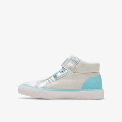 Foxing Wish Hi Toddler Silver Fabric