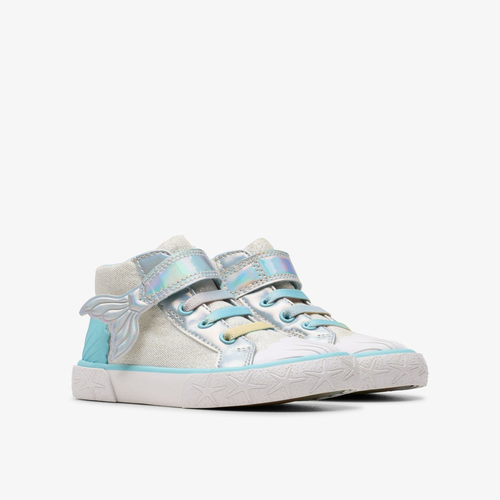 Foxing Wish Hi Toddler Silver Fabric